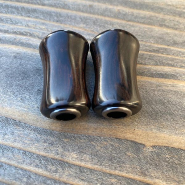 画像8: 【FHF】ウッド ハンドルノブ パドル形2 黒檀 F-23 (8)