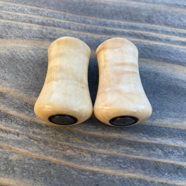 画像2: 【FHF】ウッド ハンドルノブ パドル形2 楓 F-24 (2)