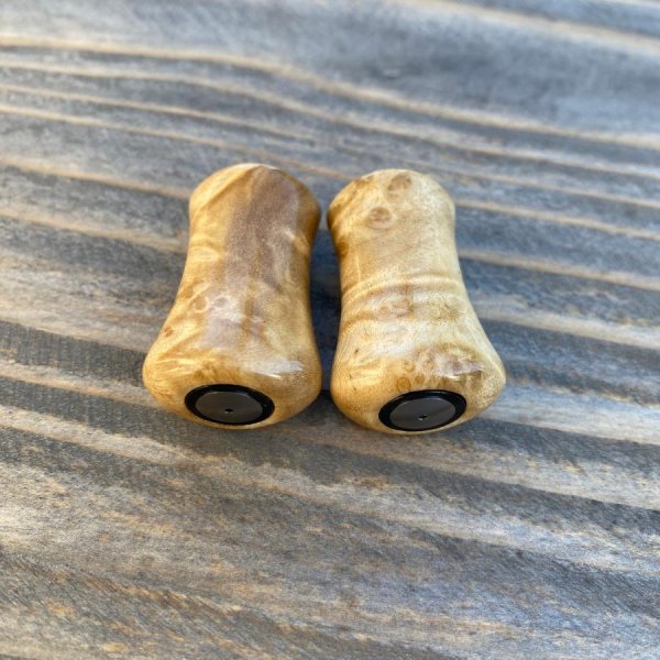 画像14: 【FHF】ウッド ハンドルノブ パドル形2 樟瘤杢 F-25 (14)