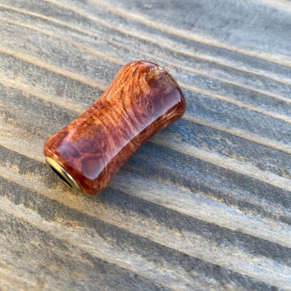 画像13: 【FHF】ウッド ハンドルノブ パドル形2 花梨杢 F-22 (13)