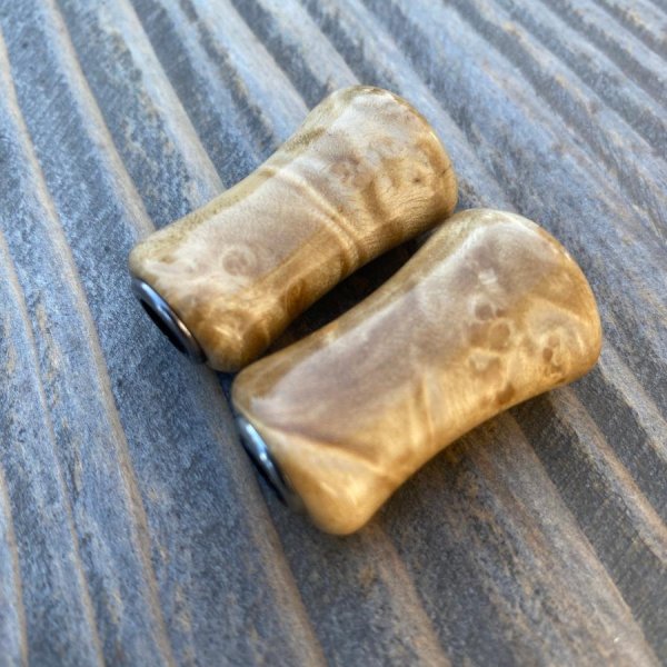 画像15: 【FHF】ウッド ハンドルノブ パドル形2 樟瘤杢 F-25 (15)