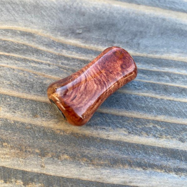 画像4: 【FHF】ウッド ハンドルノブ パドル形2 花梨杢 F-22 (4)