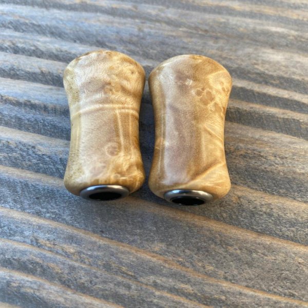 画像11: 【FHF】ウッド ハンドルノブ パドル形2 樟瘤杢 F-25 (11)