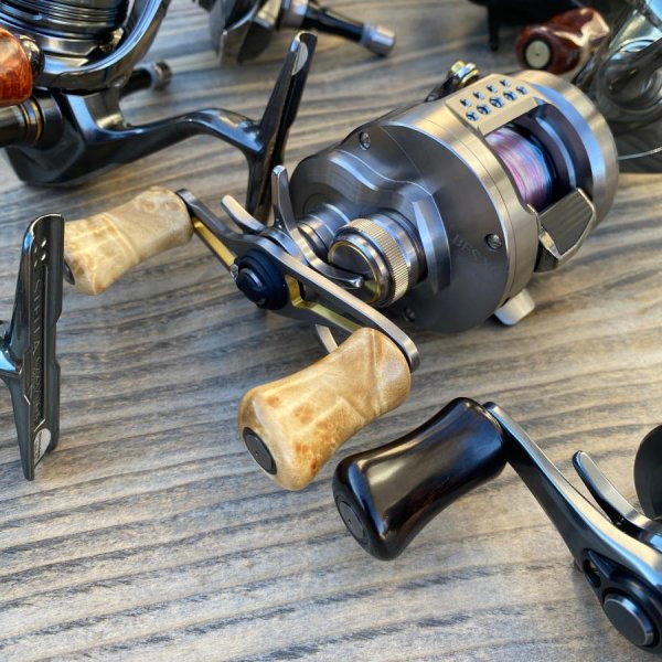 画像4: 【FHF】ウッド ハンドルノブ パドル形2 樟瘤杢 F-25 (4)