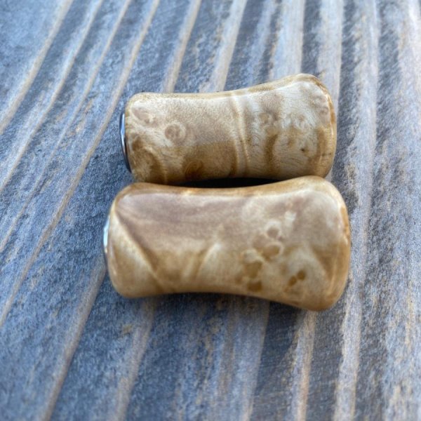 画像8: 【FHF】ウッド ハンドルノブ パドル形2 樟瘤杢 F-25 (8)