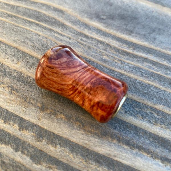 画像14: 【FHF】ウッド ハンドルノブ パドル形2 花梨杢 F-22 (14)