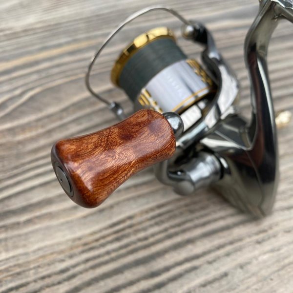 画像4: 【FHF】ウッド ハンドルノブ パドル形2 サペリマホガニー F-28 (4)