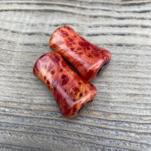 画像4: 【FHF】ウッド ハンドルノブ パドル形2 パープルハート F-27 (4)