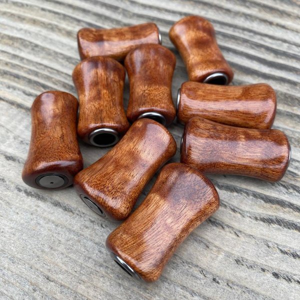 画像5: 【FHF】ウッド ハンドルノブ パドル形2 サペリマホガニー F-28 (5)