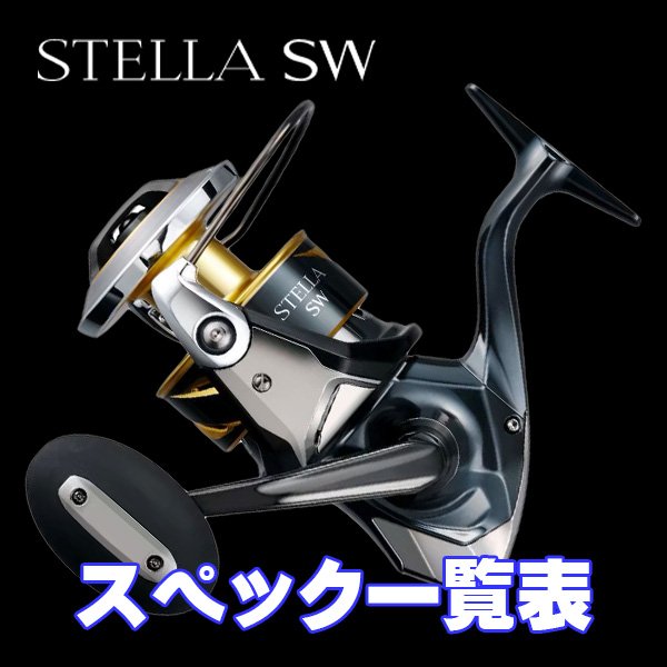 画像1: 【シマノ】25ステラ SW［STELLA SW］シリーズ スペック一覧表 (1)