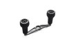 画像1: 【DRT VARIAL】VARIAL p.c.d CUSTOM REEL HANDLE 87mm, 95mm, 100mm #BLACK x WHITE (1)