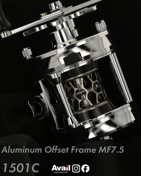 画像4: 【Avail/アベイル】ABU アルミオフセットフレーム MF7.5 アンバサダー1500C/1501C用（マシンカットフット）【AOF-MF75-1500C】【AOF-MF75-1501C】 (4)