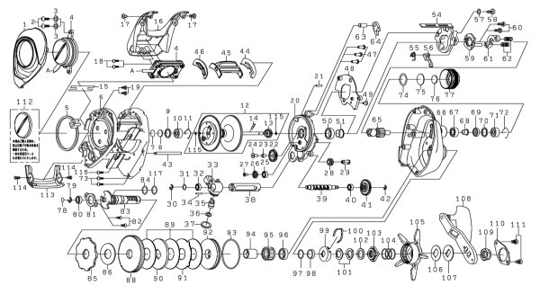 画像1: 【ダイワ純正お取り寄せパーツ:納期1ヶ月】25ティエラ IC 300H-C 製品コード:00631568 (1)