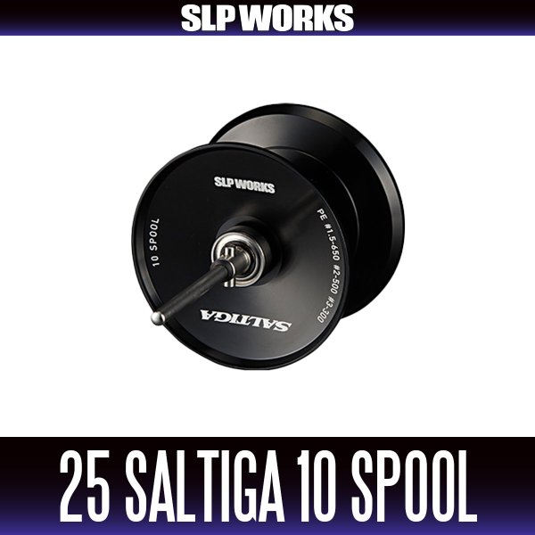 画像1: ★特価品10％OFF【ダイワ/SLP WORKS】SLPW 25SALTIGA（ソルティガ）10スプール ブラック【中サイズ送料】 (1)