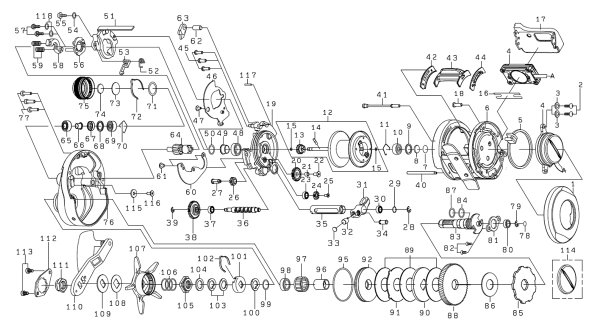 画像1: 【ダイワ純正お取り寄せパーツ：納期1ヶ月】25ソルティガIC 300HL-SJ-C　製品コード：00631595 (1)