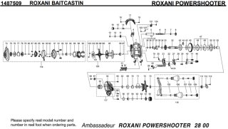 アブ】18ロキサーニ パワーシューター［ROXANI］純正パーツリスト