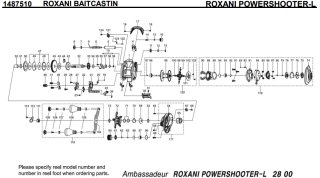 アブ】18ロキサーニ パワーシューター［ROXANI］純正パーツリスト