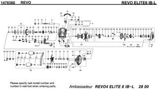 アブ】18レボ エリート 6 IB, 7IB, 8 IVCB［Revo ELITE］純正パーツ