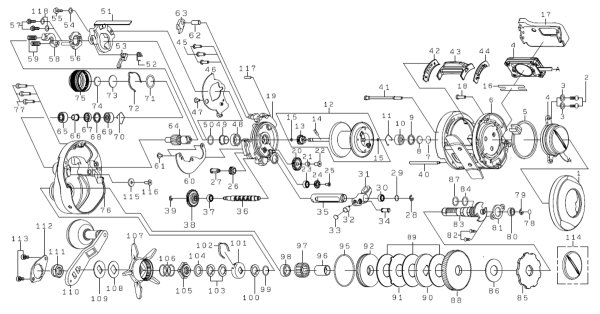 画像1: 【ダイワ純正お取り寄せパーツ：納期1ヶ月】25ソルティガIC 300L-C　製品コード：00631593 (1)