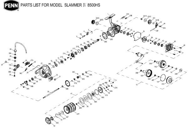 画像1: 【アブ純正お取り寄せパーツ：納期1ヶ月】SLAMMER IV 8500HS　製品コード：1545770 (1)