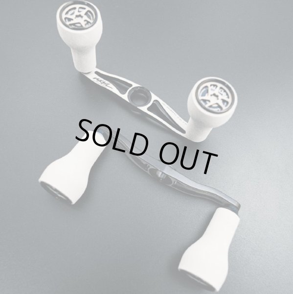 画像1: 【DRT VARIAL】VARIAL CALFORM CUSTOM ver. REEL HANDLE 95mm, 100mm #WHITE x BLACK (1)
