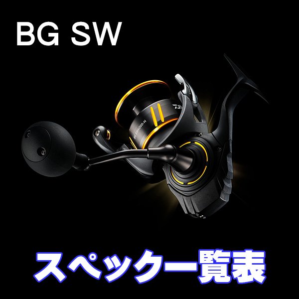 画像1: 【ダイワ】26BG SW シリーズ スペック一覧表 (1)
