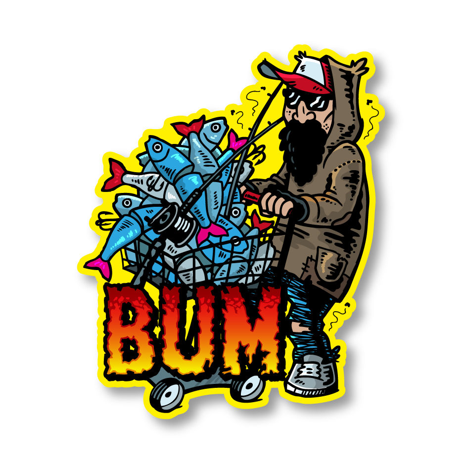 BASSERS UNITED/バサーズユナイテッド] DROP OUT STICKER