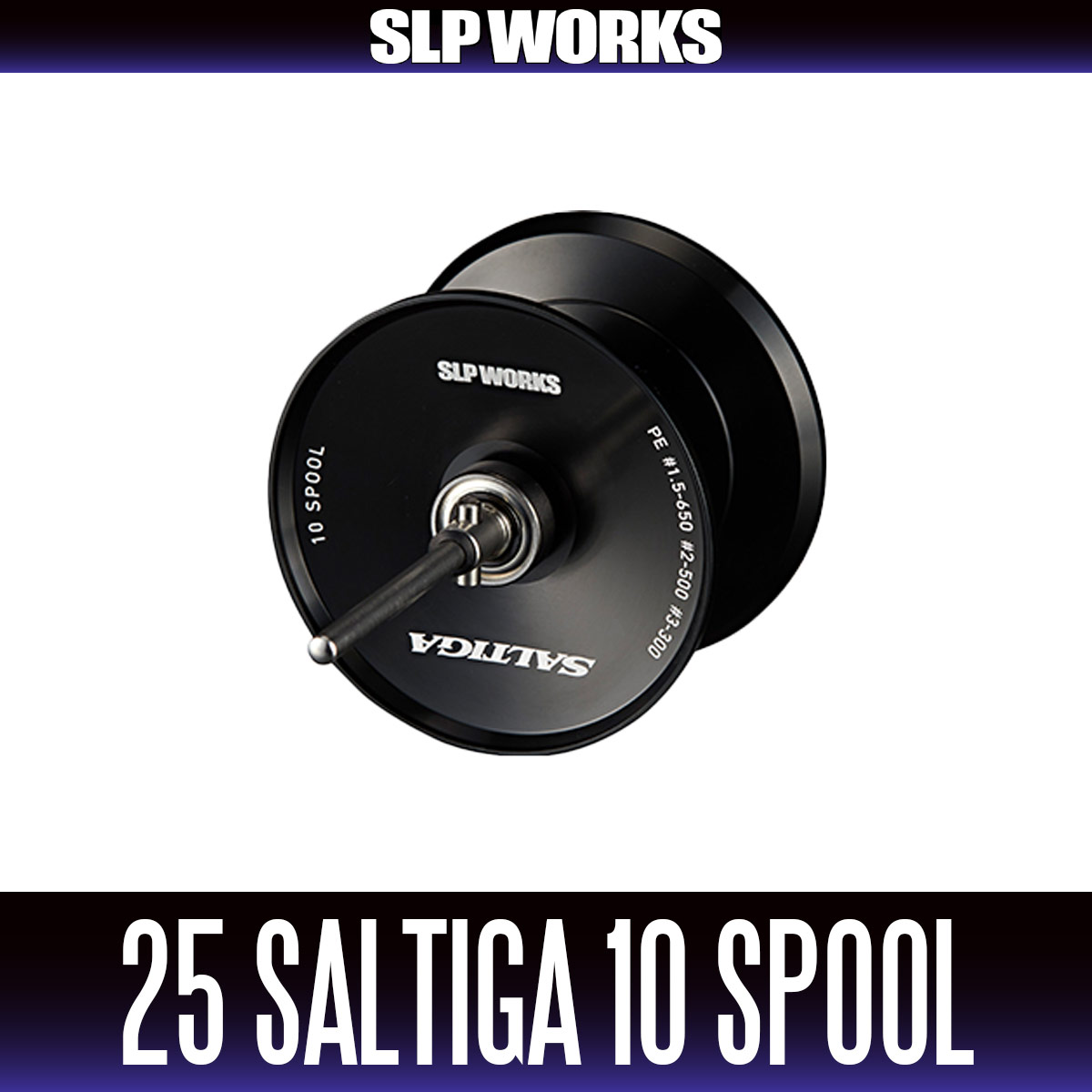 ダイワ/SLP WORKS】SLPW 25SALTIGA（ソルティガ）10スプール ブラック